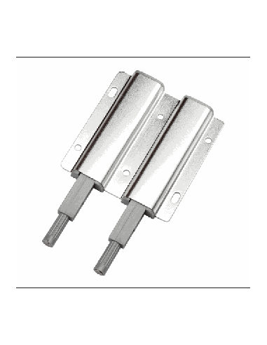 AluPush Mag, Ouvre-Porte Magnétique pour Armoires