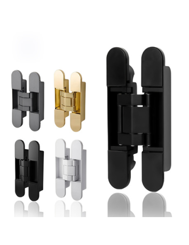 Charnière invisible 3D réglable ultra-résistante