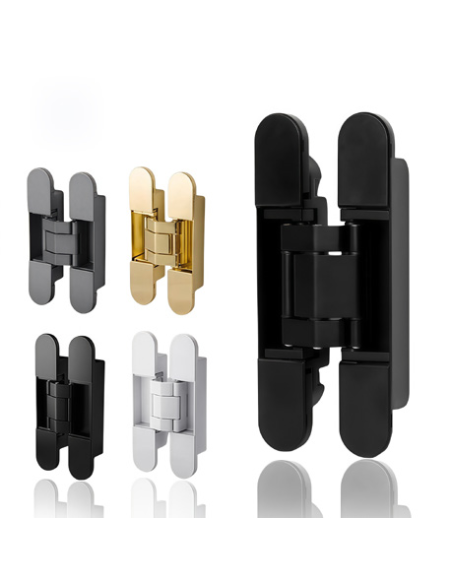 Charnière invisible 3D réglable ultra-résistante