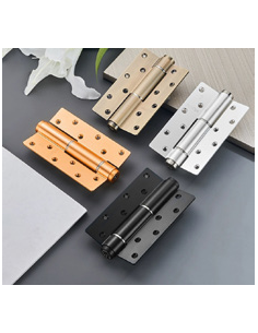 Charnière invisible en aluminium pour porte en bois