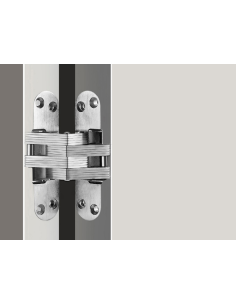 Charnière invisible robuste réglable 180°