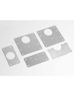 Plaque de réparation de charnière en acier inoxydable