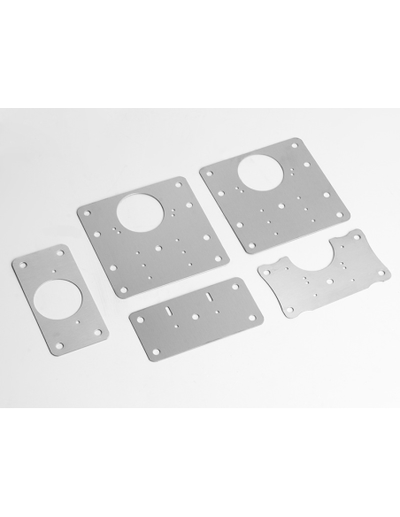 Plaque de réparation de charnière en acier inoxydable