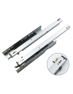 Soft 3D Slide - Rail inférieur tiroir 250–600 mm