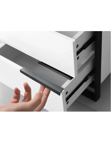 Poignée cachée aluminium pour placards