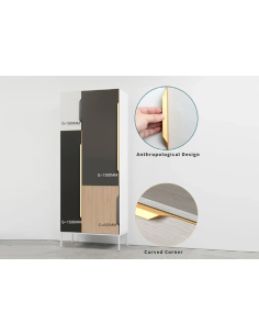 Poignée discrète aluminium pour cuisine