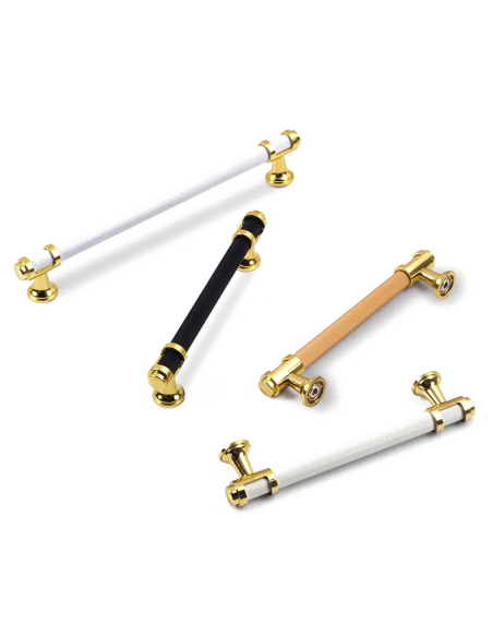 Poignée luxe Or/Noir design premium