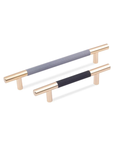 Poignée T-bar aluminium pour meubles