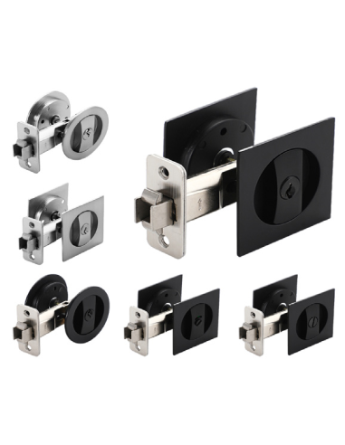 Serrure porte coulissante encastrée