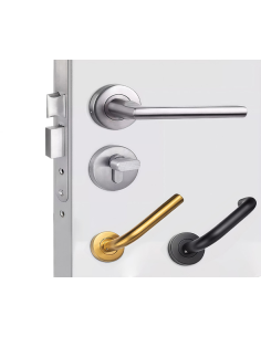 Poignée serrure inox étanche coupe-feu