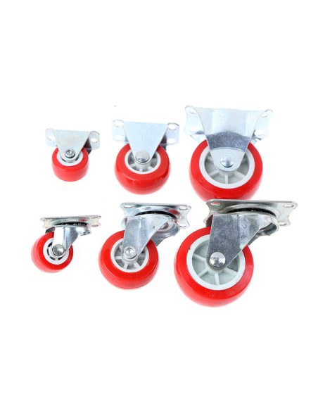 Roues industrielles en fer et inox