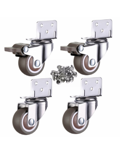 Roue à ressort ultra-robuste en caoutchouc