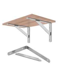 Support mural réglable pour étagères