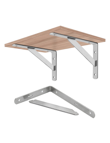 Support mural réglable pour étagères