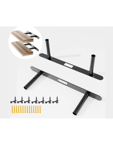 Support mural robuste en métal