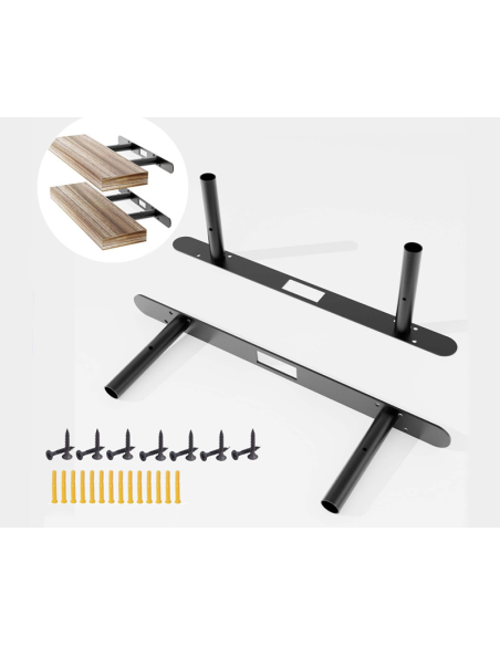 Support mural robuste en métal