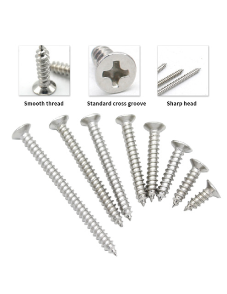 Lot 100 fixations aluminium noir M4